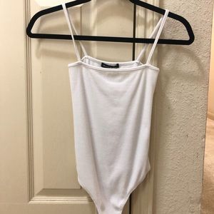 Brandy Melville White Anne Bodysuit